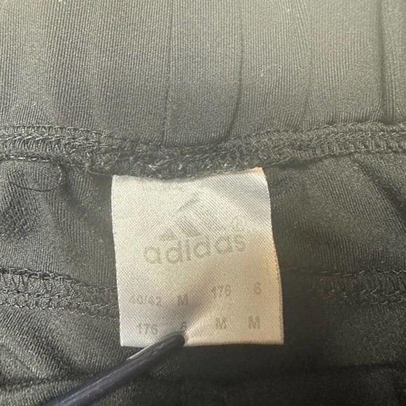 Adidas Girls 3 Stripe Tricot Jogger Size M - Picture 4 of 10